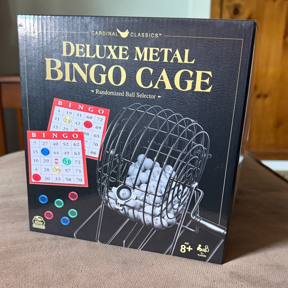 Cardinal Classics Deluxe Metal Bingo Cage set